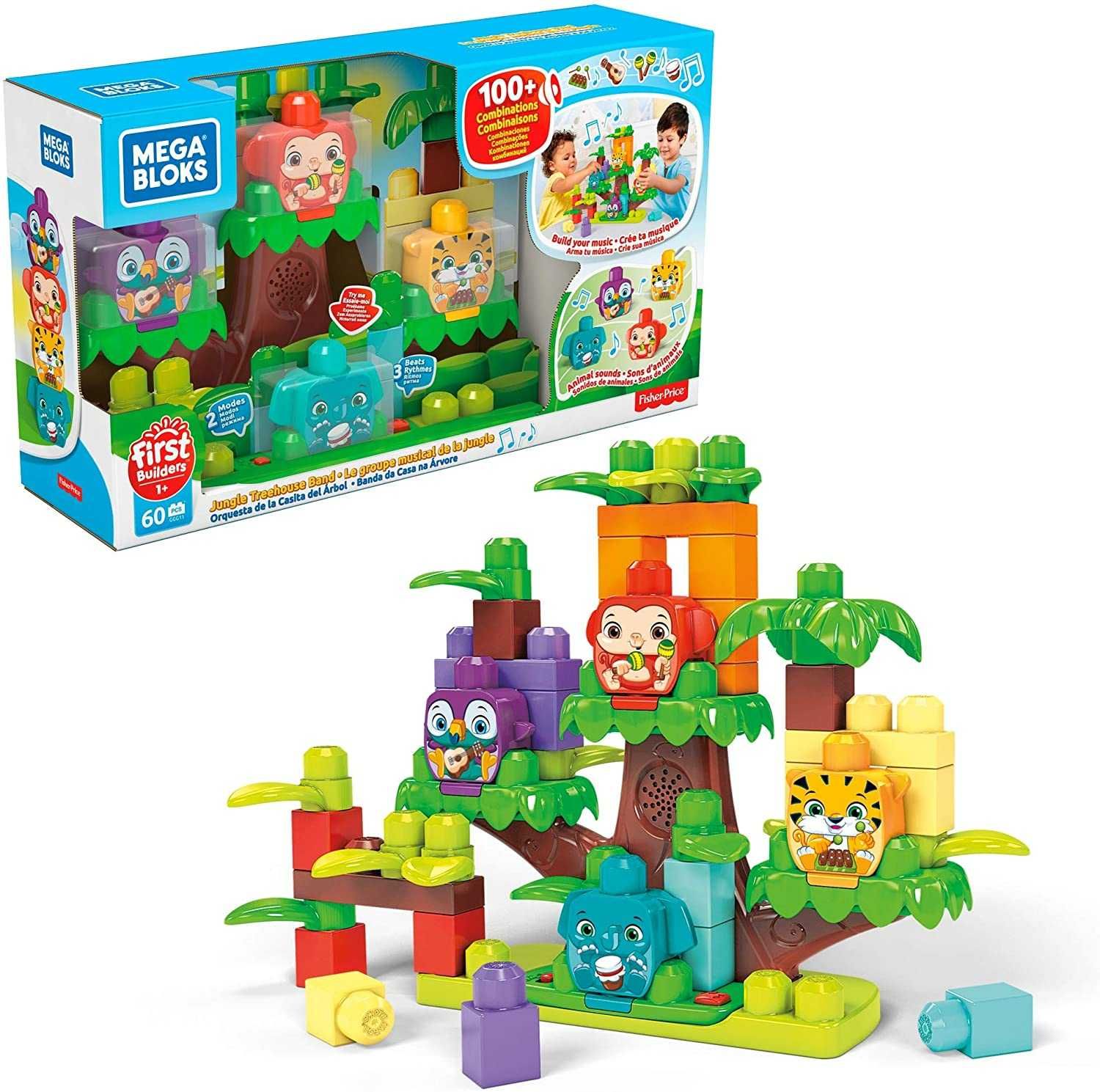 Музичний конструктор Mattel Мега Блокс Будиночок на дереві Mega Bloks