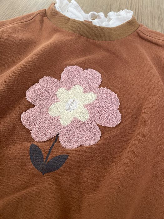 Стильний і якісний дитячий світшот Vertbaudet з алікацією