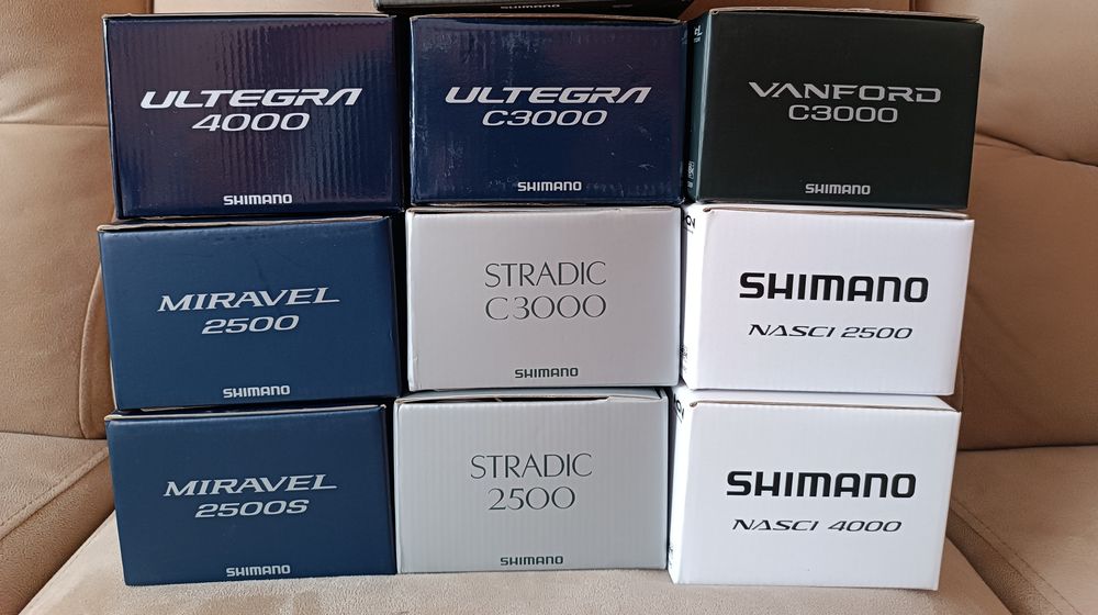 Shimano Stradic, Ultegra, Nasci, Miravel, Vanford.
