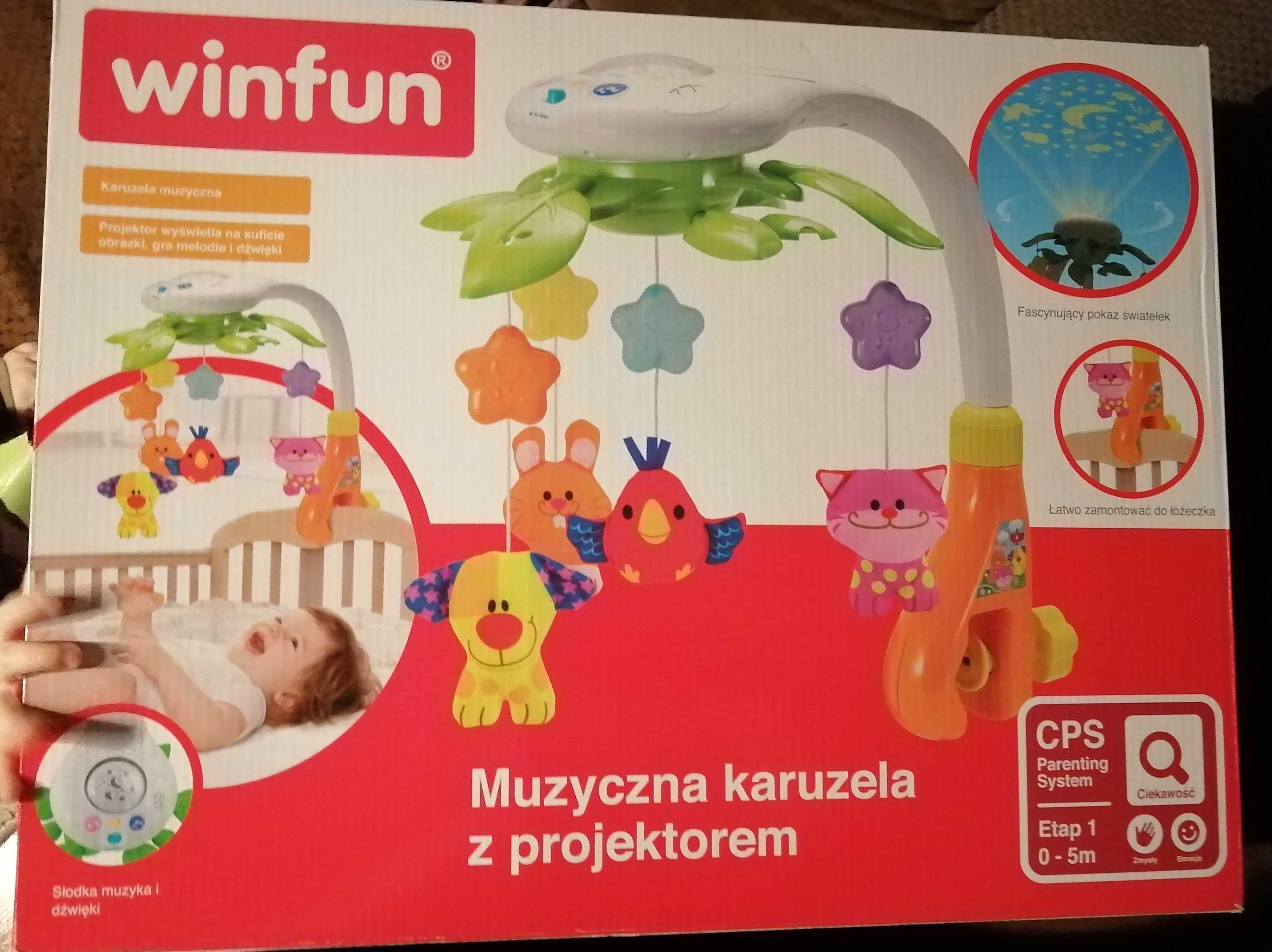 Karuzela muzyczna do łóżka