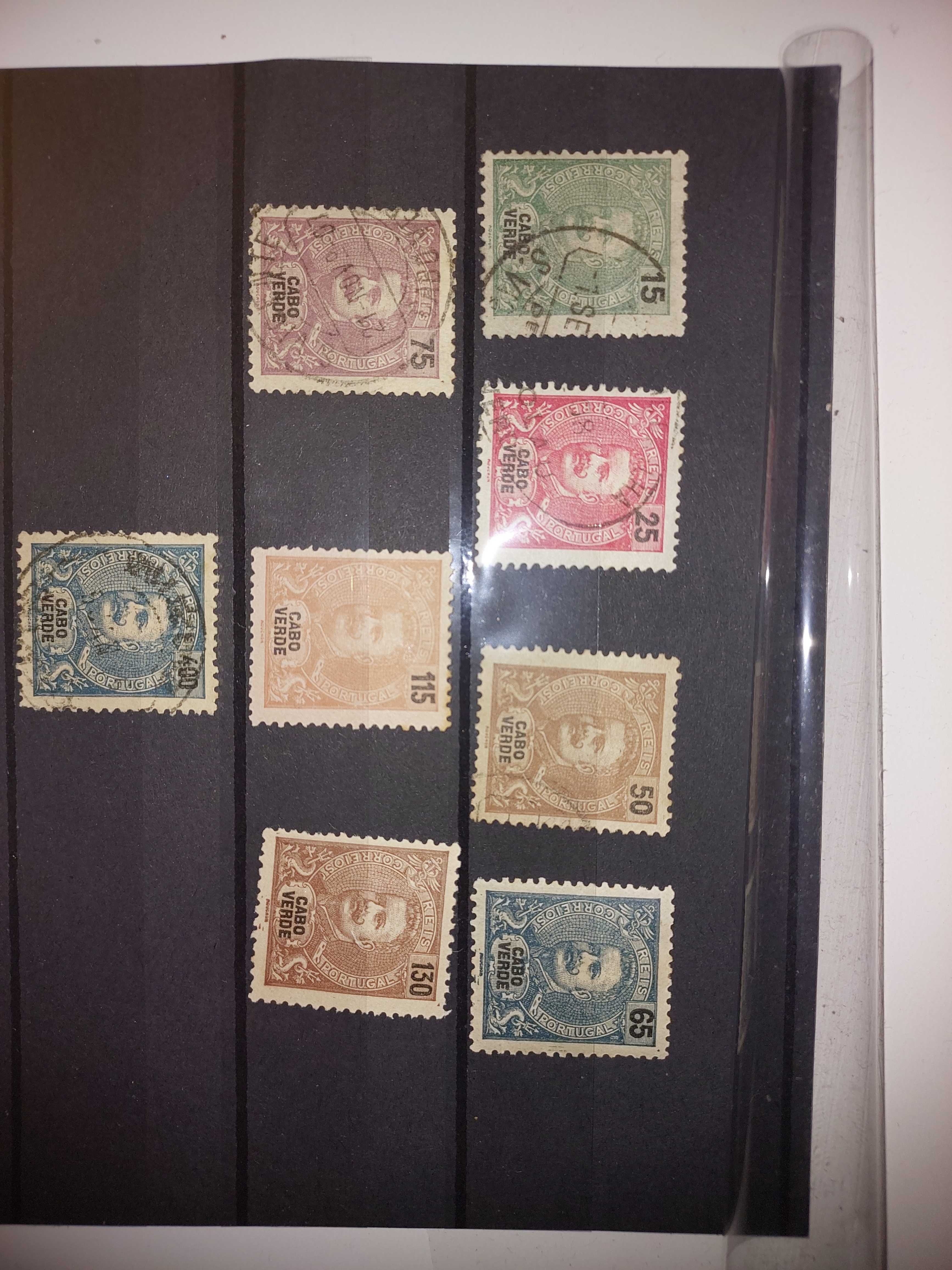 Lote selos cabo verde