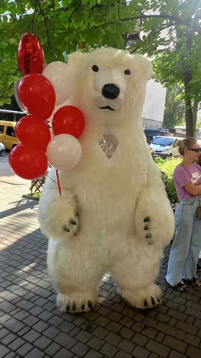 Танцующие куклы, поздравление.Ростовая кукла.Шары с гелием.Аниматоры