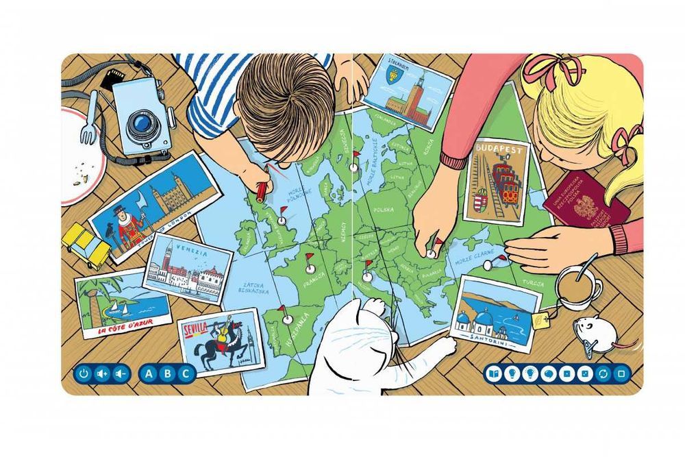 Czytaj z Albikiem - Książka Europa na talerzu RVX