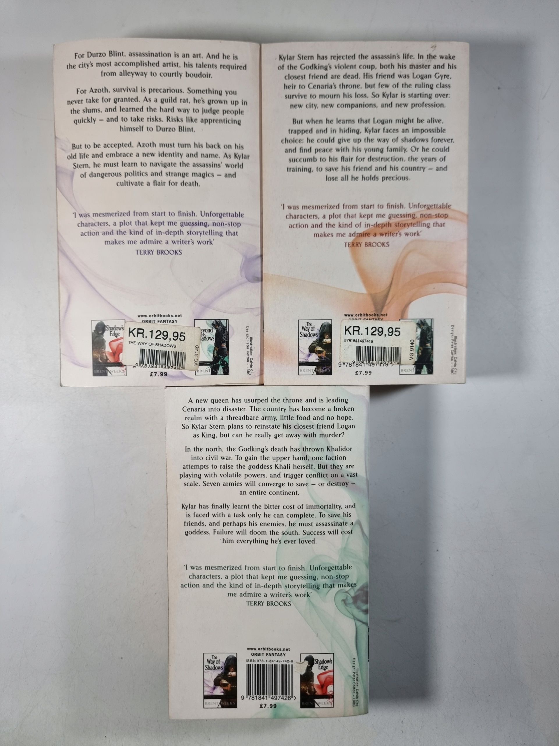 Trylogia Nocnego Anioła 1-3 / po angielsku / Brent Weeks