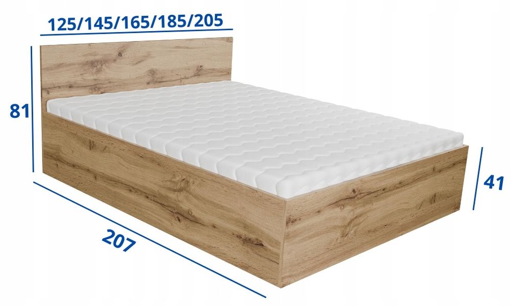 Łóżko 120*200 Torino ze stelażem.