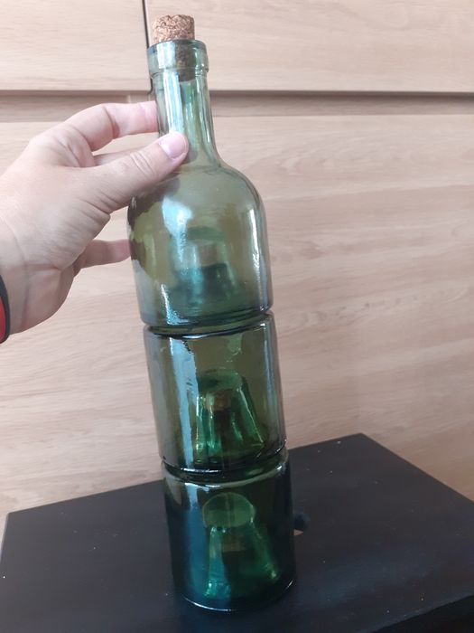 Galheteiro em vidro de 3 peças empilháveis da ZaraHome