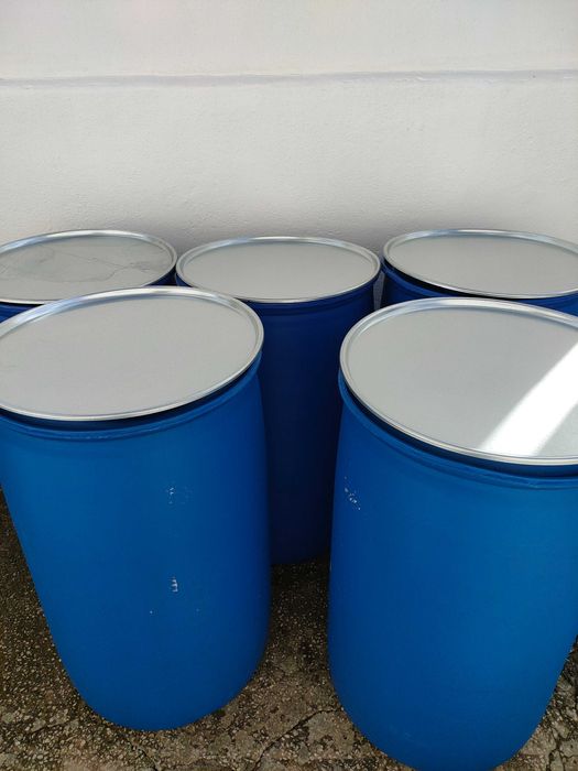 Bidons 220 litros com tampa e cinta