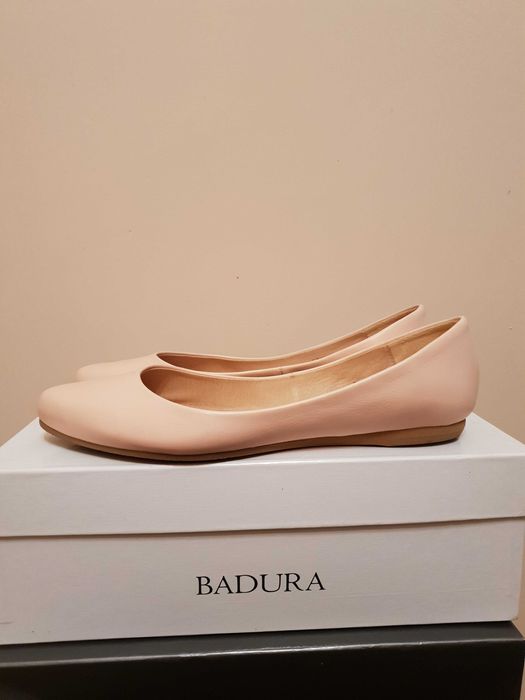 BADURA balerinki 38 JAK NOWE