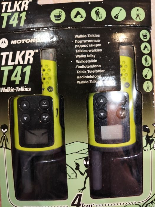 Рація 2 шт. Motorola TLKR T41 (0.5W, PMR446, 446 MHz, до 4 км. 3500 гр