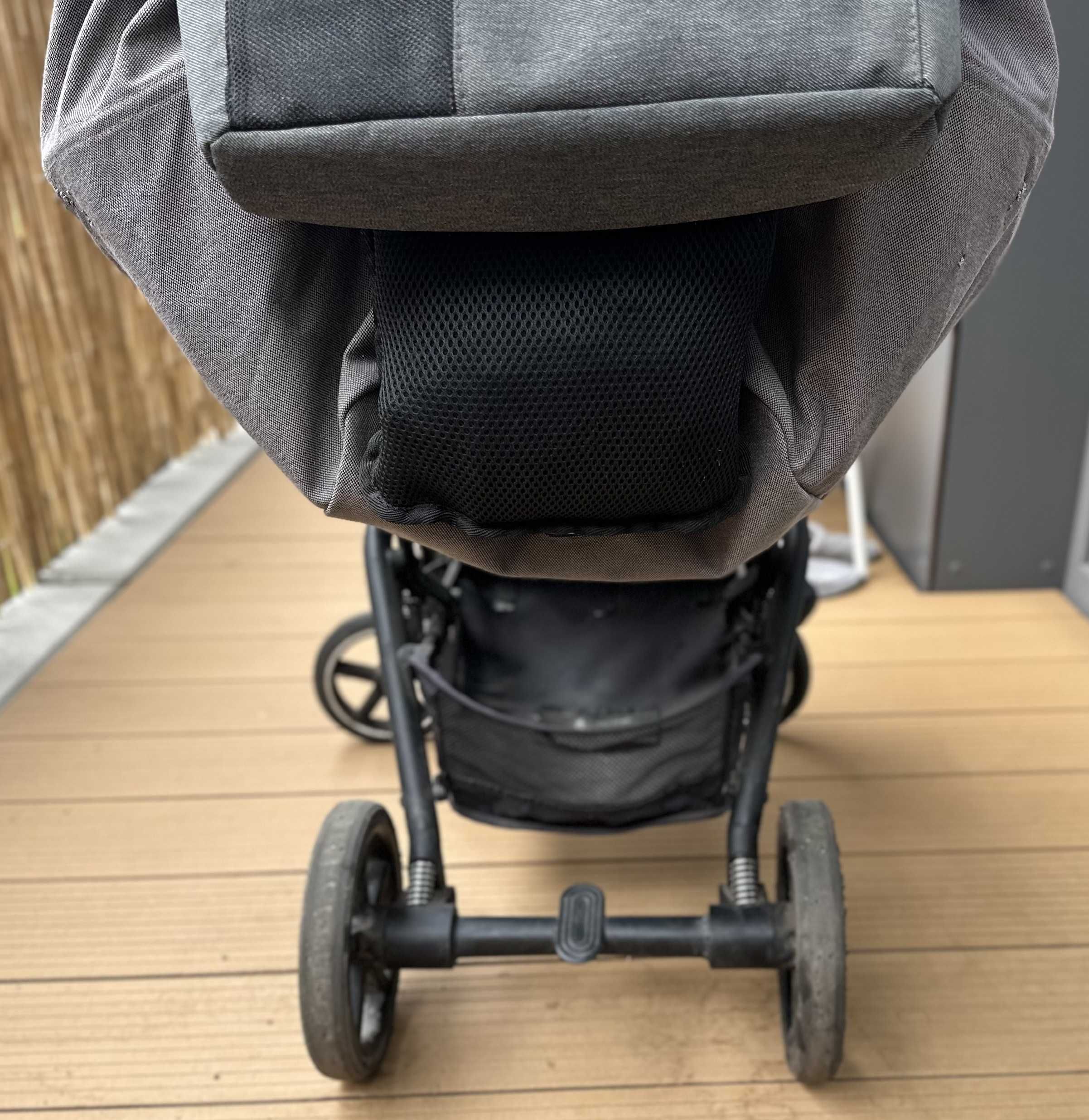 CYBEX EEZY S PLUS+ 2 Wózek + Śpiworek + Osłona przeciwdeszczowa