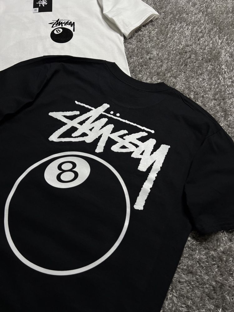 Футболка Stussy Big Logo 8 (Стусі Стуси біг биг лого 8 найк T-shift)