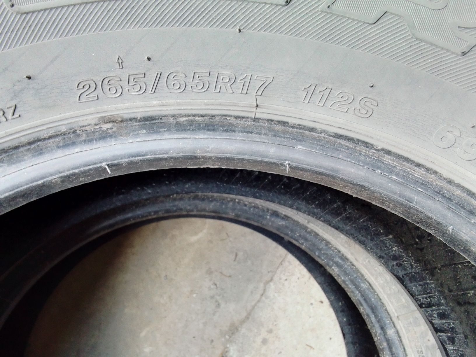2 Opony letnie 265/65r17 BRIDGESTONE 2021r 6mm