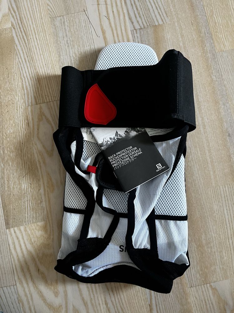 Nowy ochraniacz pleców Salomon Flexcell Black/Red JS