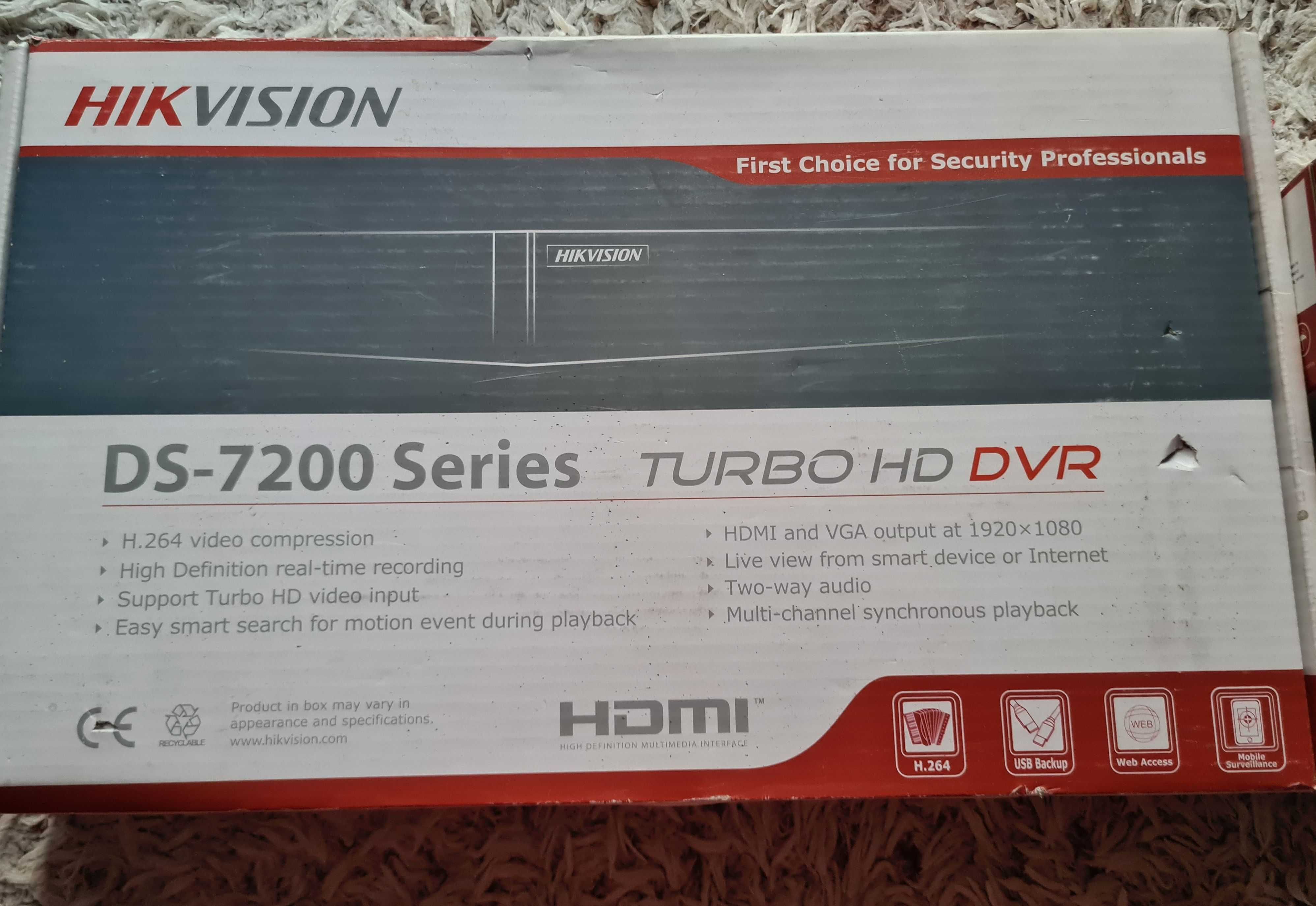 Rejestrator HIKVISION TURBO HD DVR DS-7200 Series