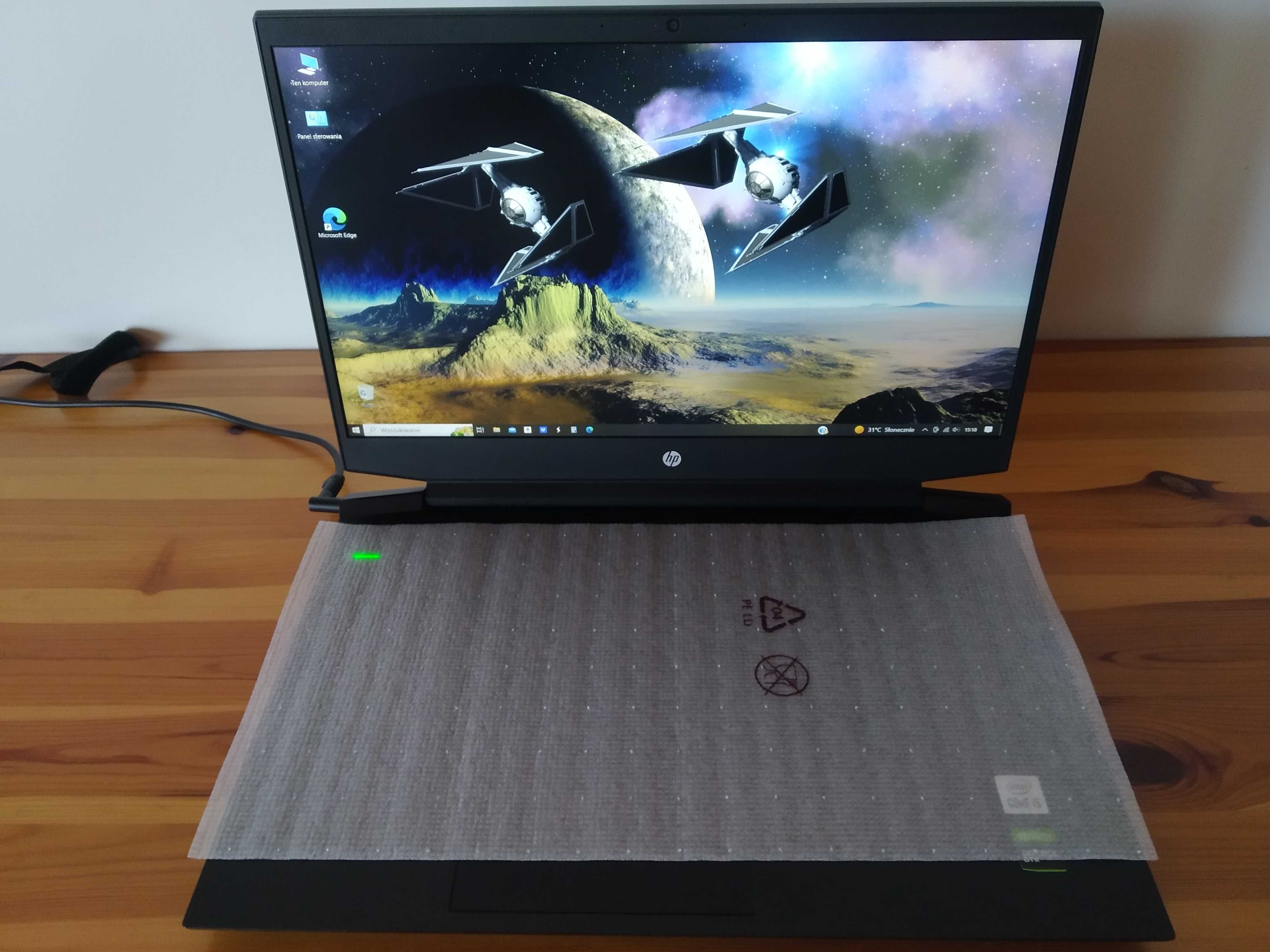 HP Pavilion Gaming 16-a0007nw  szybki dysk SSD M.2, NVIDIA GTX 1650Ti