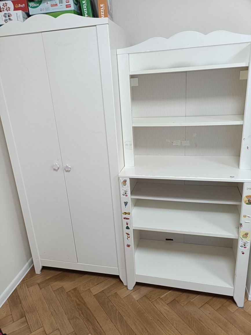 Meble dziecięce Ikea łóżko szafa