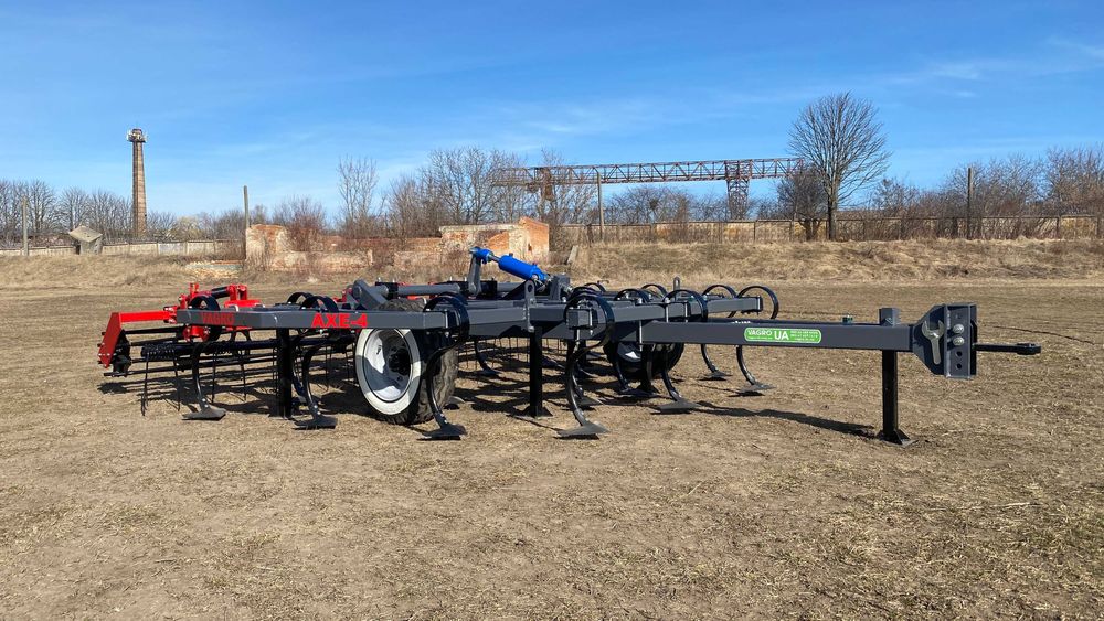 Культиватор Причіпний Суцільний  з Гребінкою та Катком