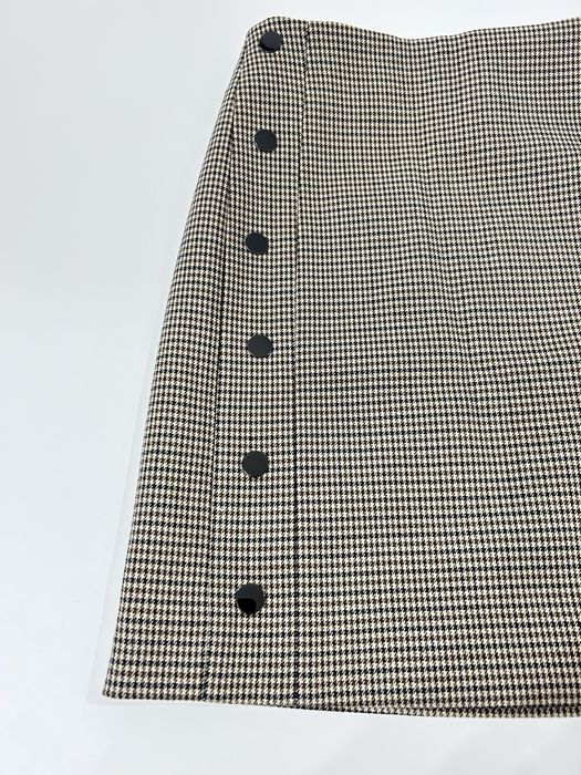 Sandro оригінал спідниця міні, принт гусяча лапка