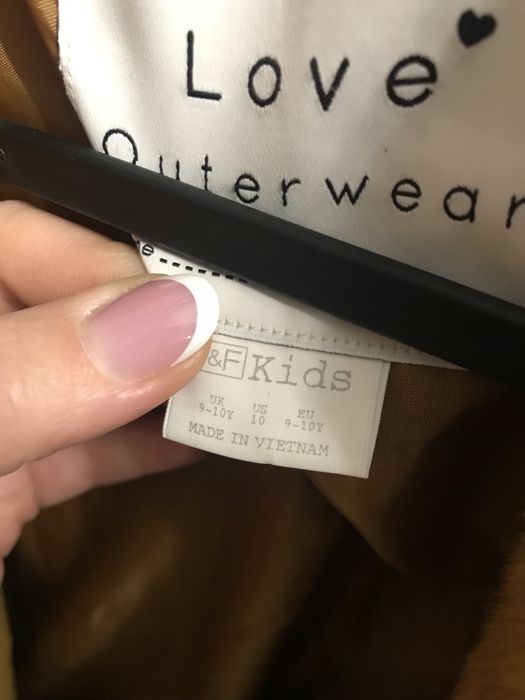 Шуба дитяча 9-10 р zara F&F
