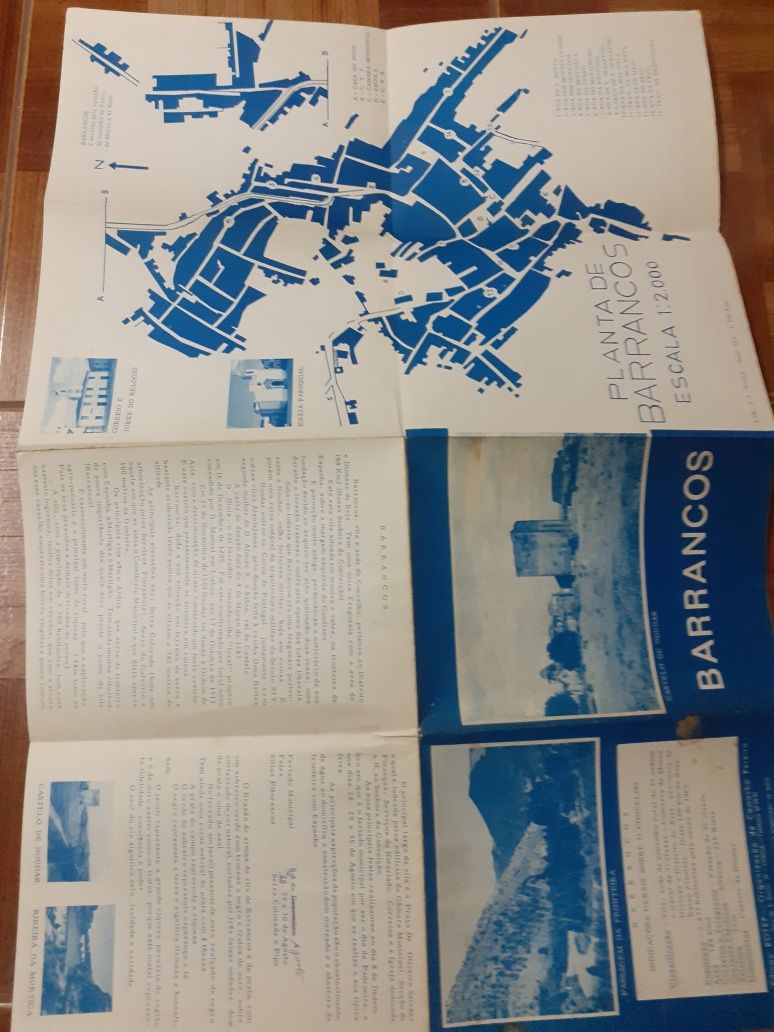 Mapa/roteiro ROTEP, Barrancos