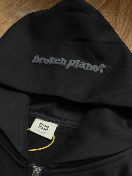 Broken Planet zip hoodie Оверсайз зіп худі з принтом кофта паф принт