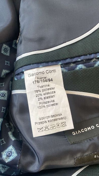 Garnitur męski Giacomo CONTI .R.50/52