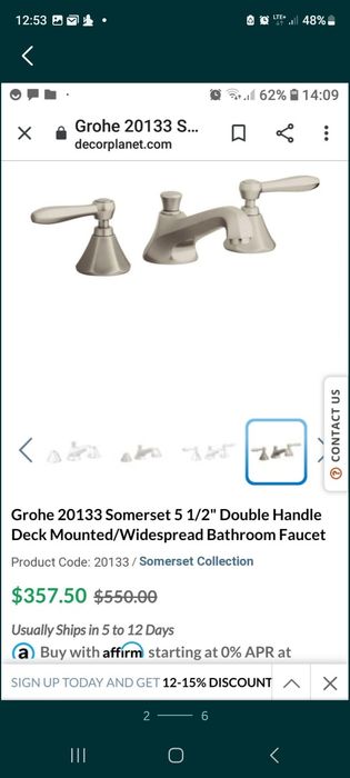 Bateria umywalkowa Grohe vintage retro loft