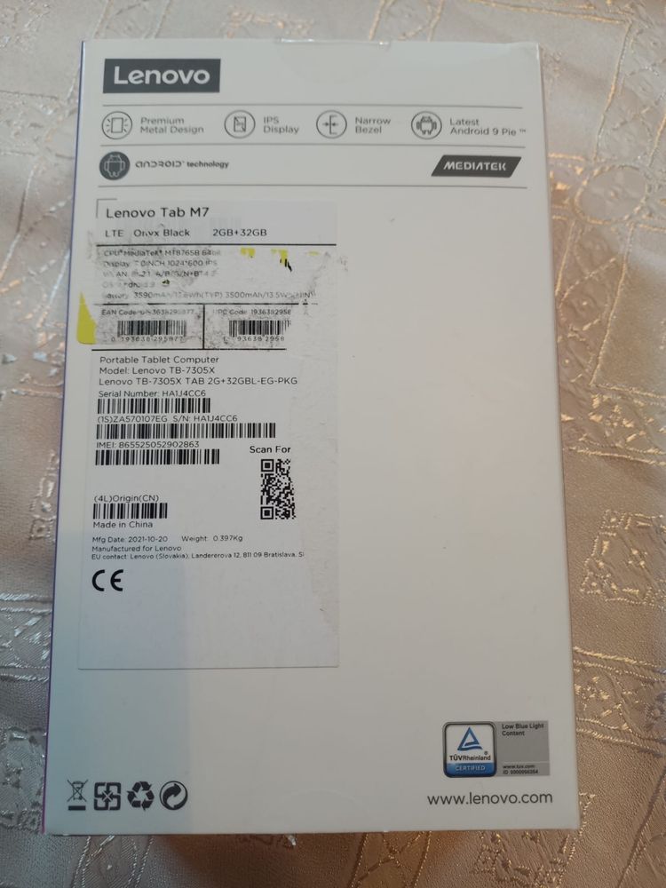 Lenovo Tab M7 LTE новий