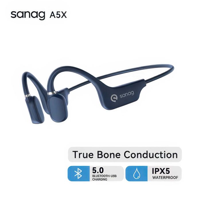 Кісткові навушники Sanag A5X Blue
