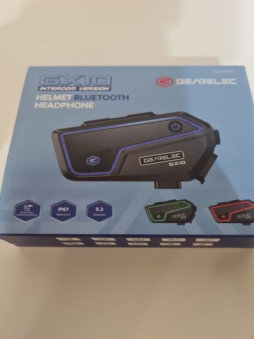 GEARELEC GX10 Intercom Interkom do kasku