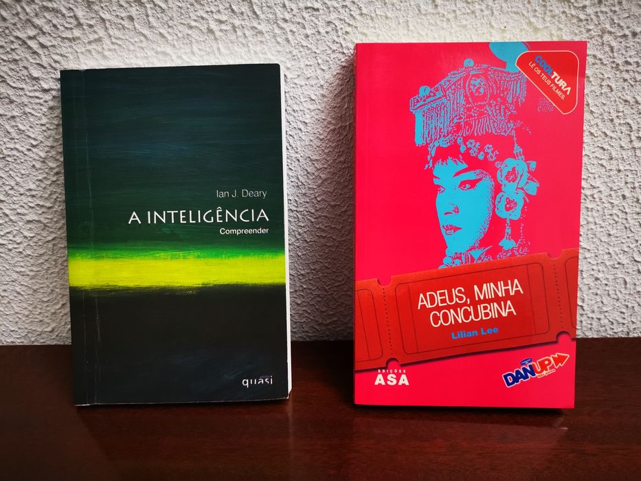 2 Livros Traduzidos - A Inteligência / Adeus, Minha Concubina