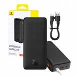 Powerbank baseus z szybkim ładowaniem 20000mAh 20W USB-C USB-A + kabel