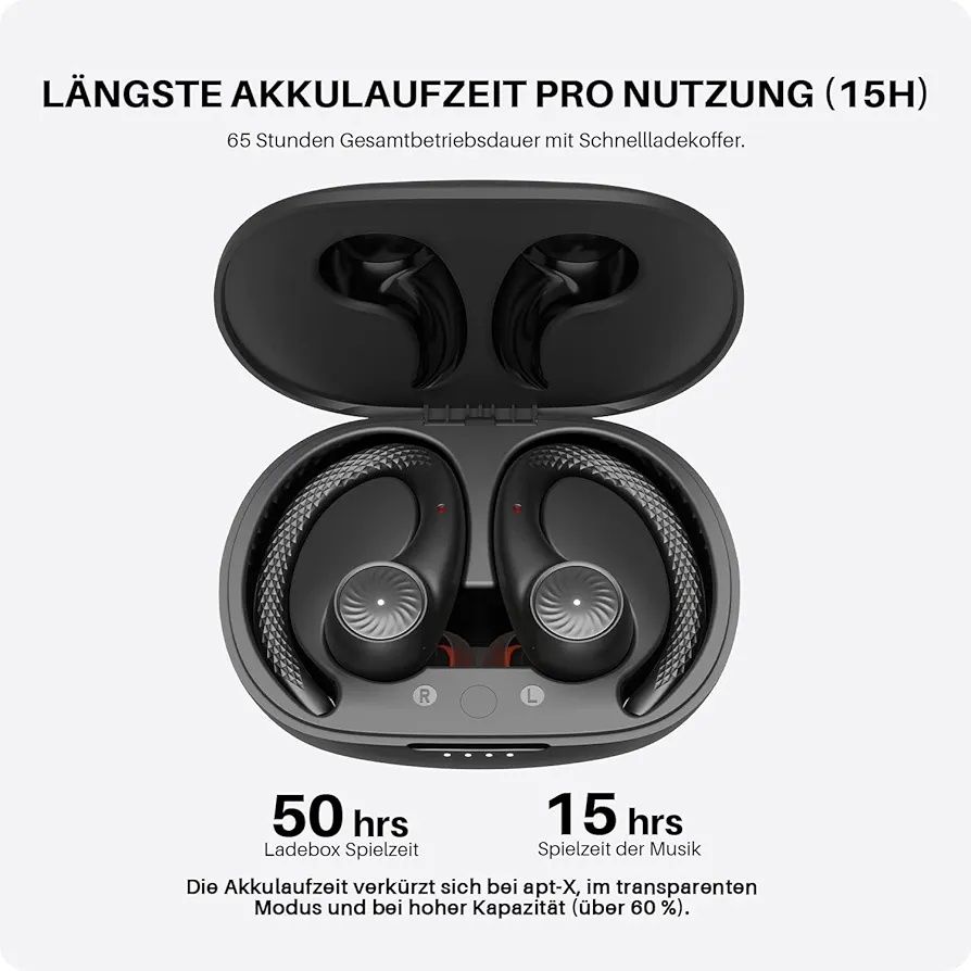 Sportowe słuchawki Tribit Bluetooth