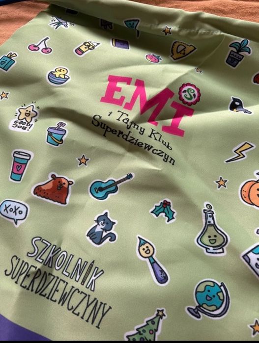 Nowy worek plecak dla dziewczynki