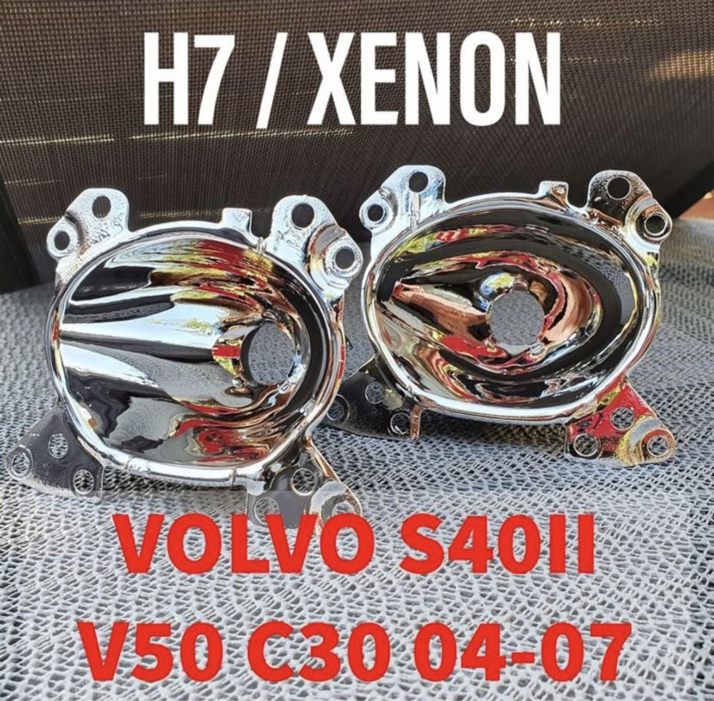 Zregenrowane odbłyśniki Volvo S40 V50 V40 C30 II H7 Soczewki XENON