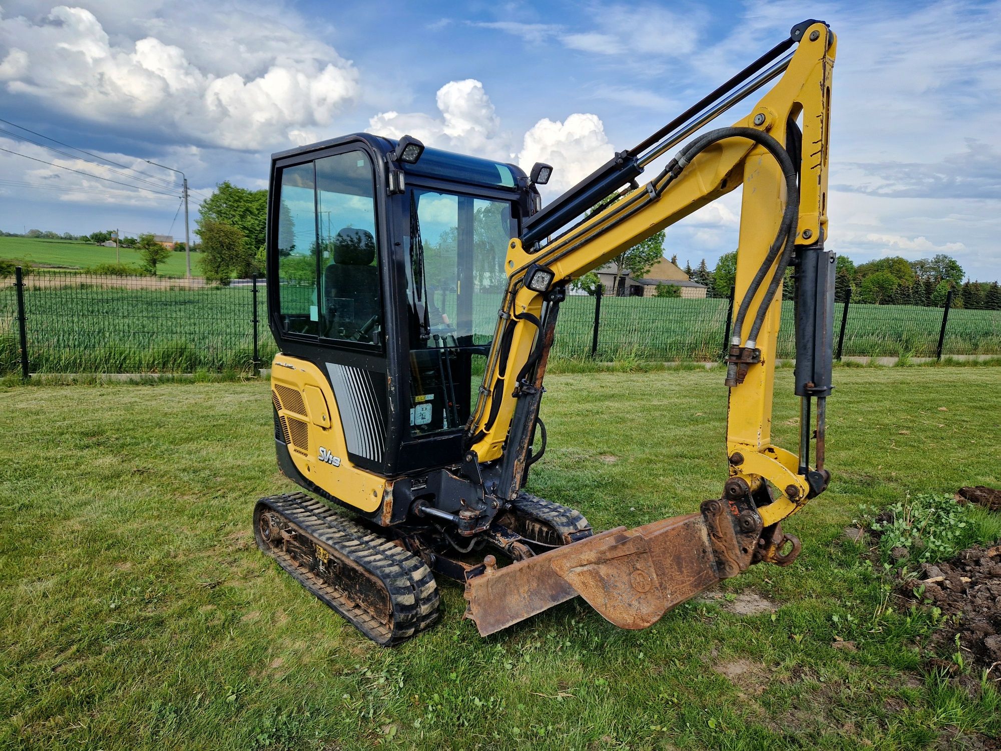Minikoparka Yanmar SV18 2016r nie kubota volvo jcb