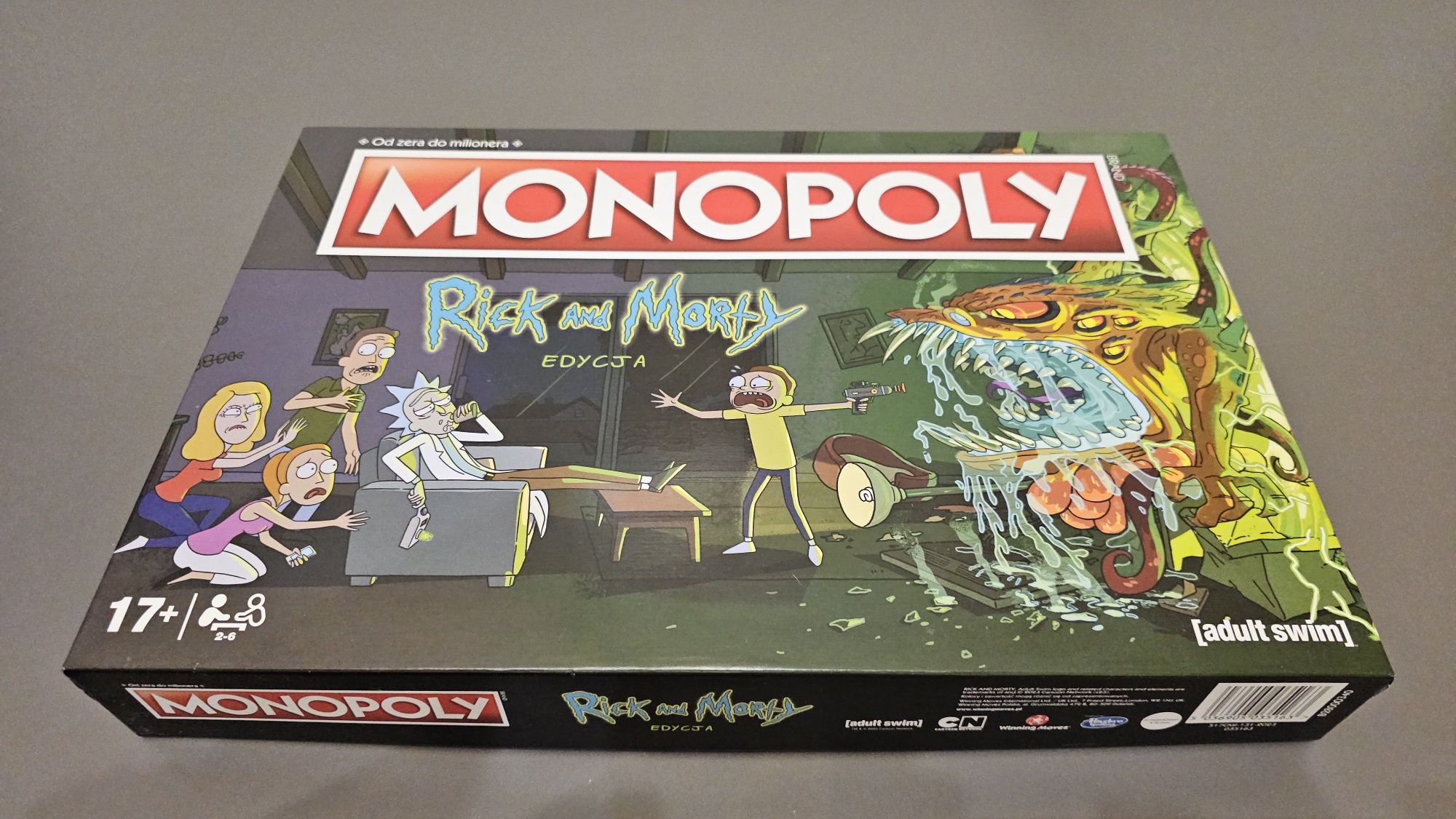 Gra planszowa MONOPOLY Rick i Morty