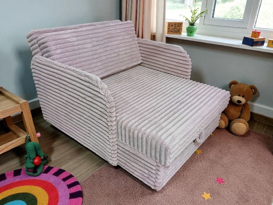 Sofa fotel rozkładany dla dzieci dwa bok dostawa w całym kraju i