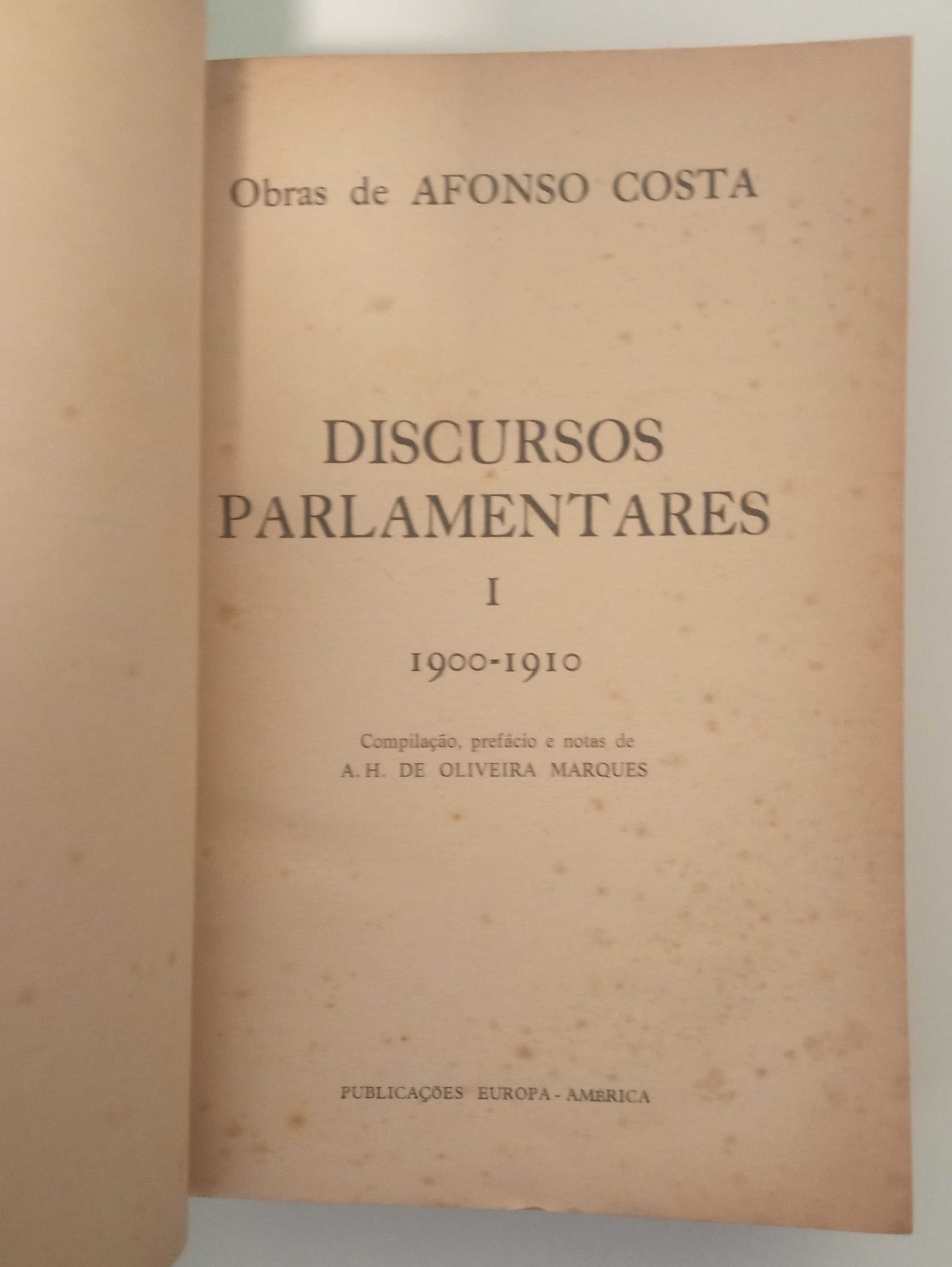 Discursos Parlamentares: 1900/1910, de Oliveira Marques