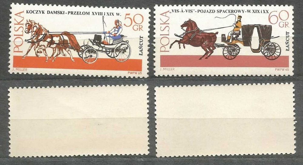 Seria: Dawne pojazdy konne FI 1495 – 1503 stan** 1965 r.