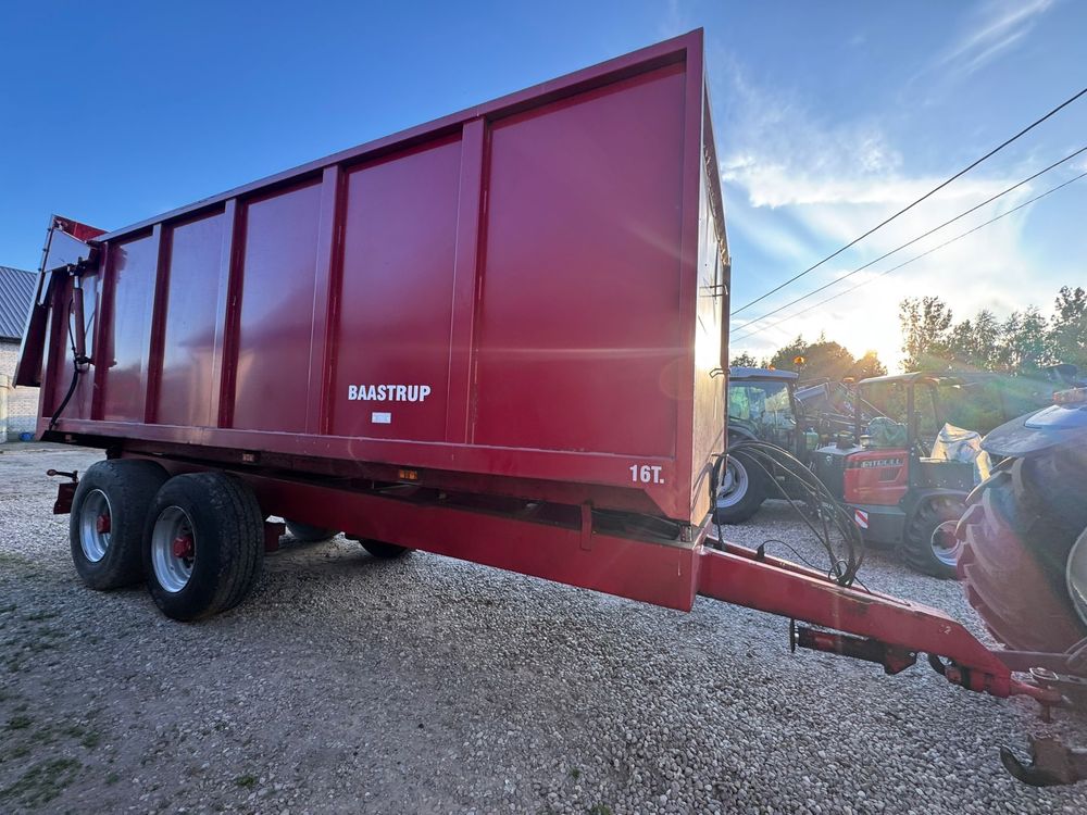 Przeczepa rolnicza tandem 16ton Baastrup objetosciowa  nie pronar