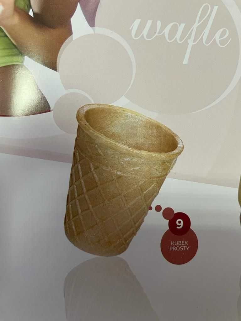 Maszyna do wafli , wafle do lodów , rożek , kubek , stożek