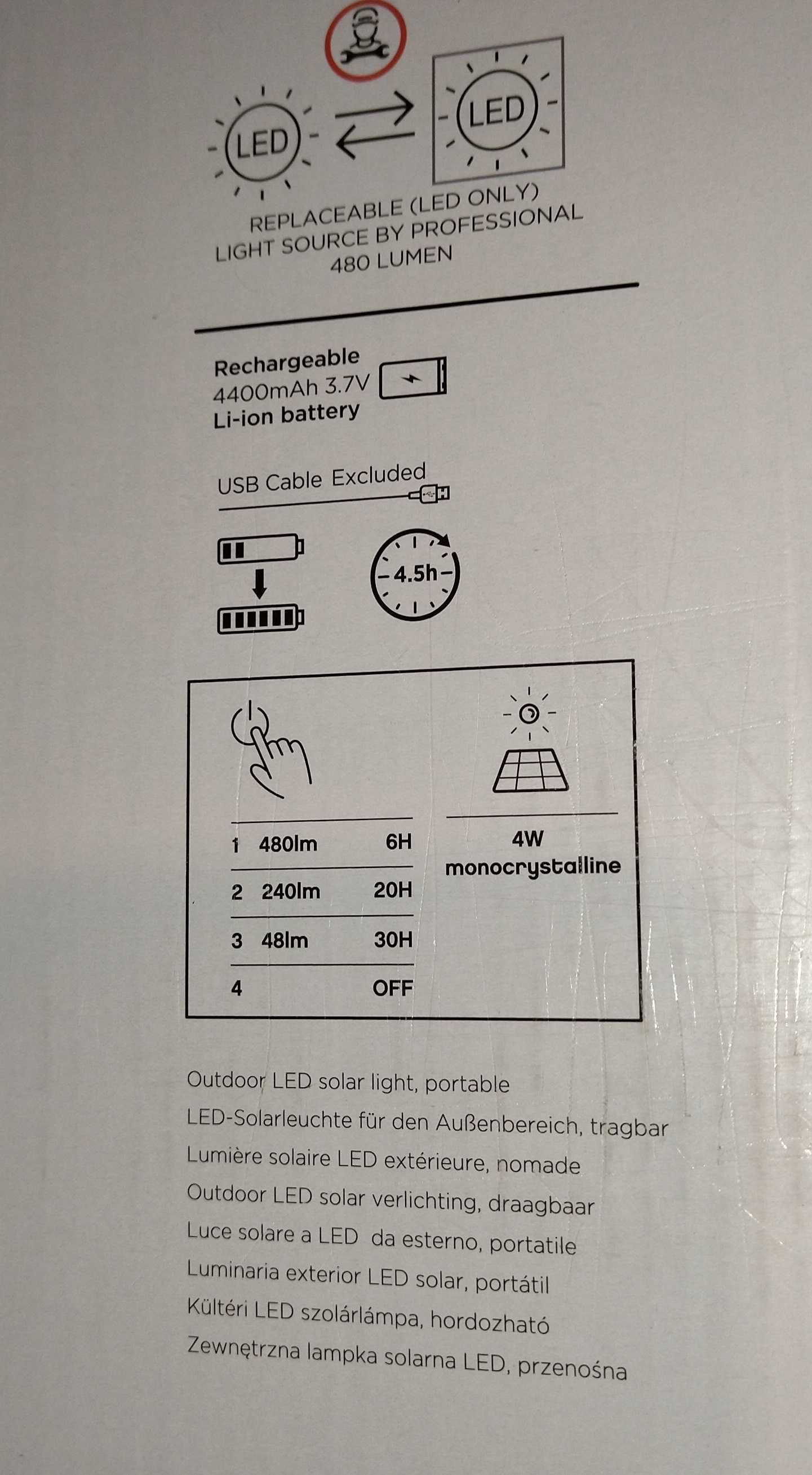 lampa stojąca Lutec POPS solar