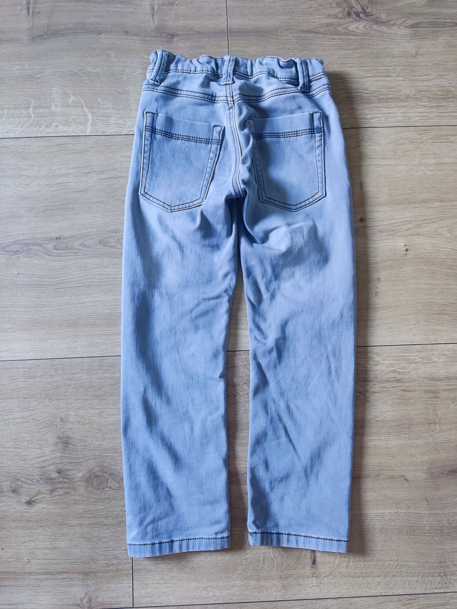 Spodnie chłopięce jeansowe denim szare jasne jeansy denim S.Oliver