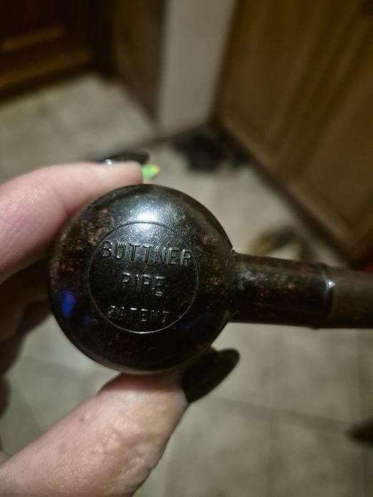 Fajka stara ,cudna Buttner Pipe Patent