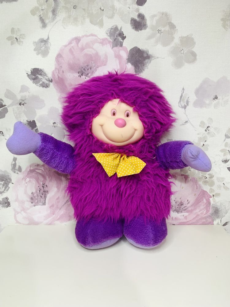 Pluszak Animal Toy Imports purple storybook friends Rubber, vintage