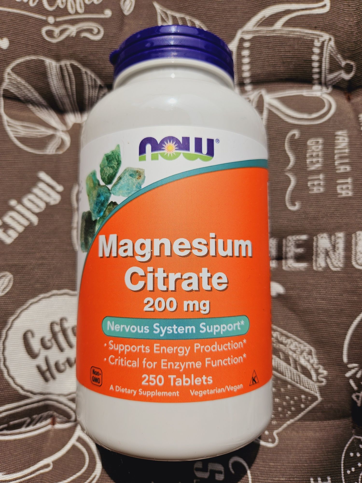 Now Foods магний цитрат магнію magnesium citrate 200 мг 100 250 шт