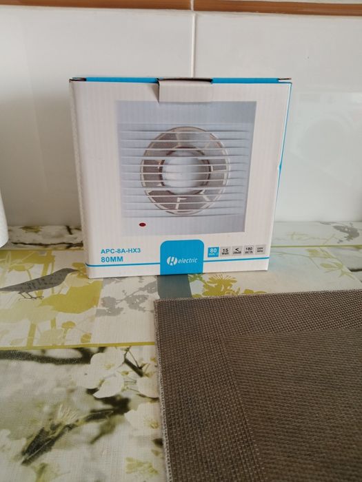 Extrator WC 80mm 28db Montagem