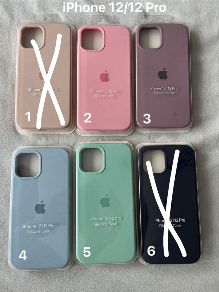 Nowe silikonowe etui case do iPhone 12 lub 12 Pro