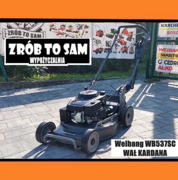 Kosiarka spalinowa Weibang WB537SC wał kardana profesjonal XL wynajem